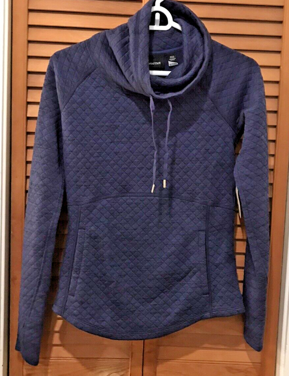 Marmot Women's Annie Long Sleeve Pullover in "deep dusk"-Size extra small